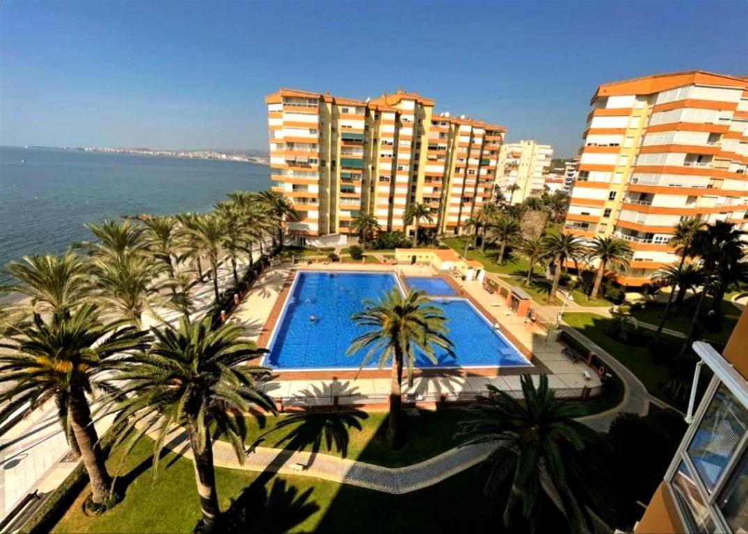 Estudio Con Vistas Al Mar Algarrobo Costa Centro Internacional Luaran gambar